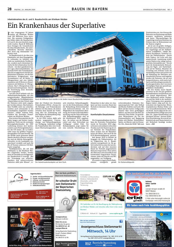 Wir in der Staatszeitung!